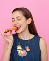 A Big Weekend Breakfast Necklace