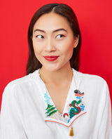 A Japanese Adventure Story Book Necklace