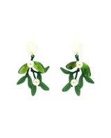 A Kiss Under the Mistletoe Earrings