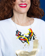 Abstract Expression Necklace