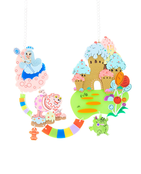 Adventures In Candyland statement Necklace