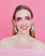 Aerobics 80s Leg Warmer Earrings