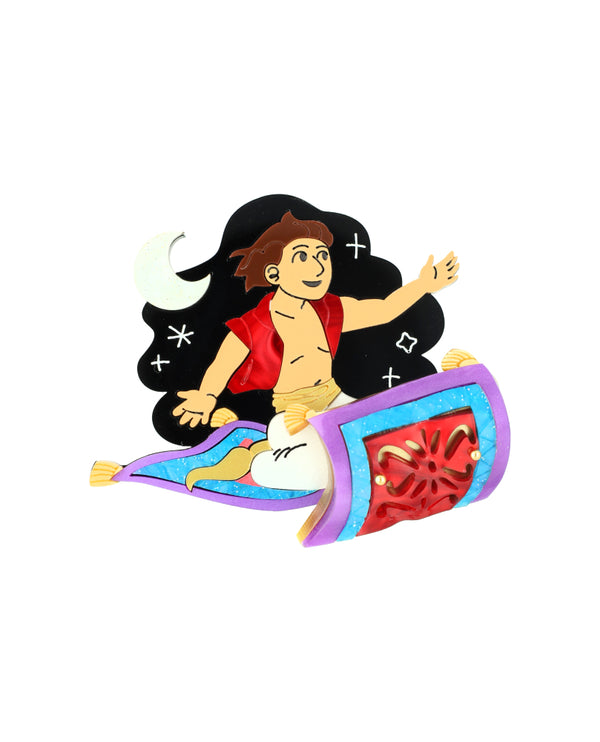 Aladdin’s Magic Carpet Ride Brooch