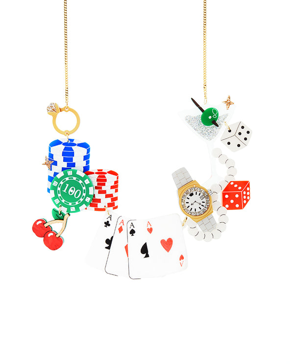All In! Poker Game Necklace