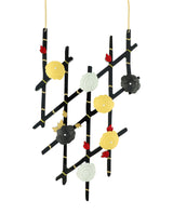 All of my Celosia Flowers Statement Necklace