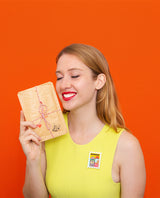 Aloha from Hawaii Stamp Brooch