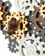 Antique Cogs Statement Necklace -Interactive-