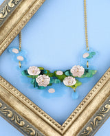 Artsy Water Lillies Necklace