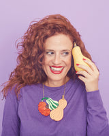 Autumnal Pumpkins Necklace