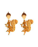 Autumnal Squirrel Nutkin Earrings