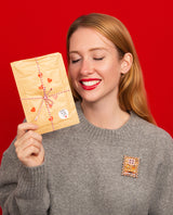 Baked in Gingerbreadland Stamp Brooch