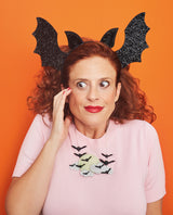 Bats Flying in the Night Necklace -Glow in the Dark-