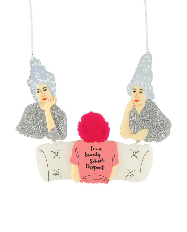 Beauty School Dropout Statement Necklace