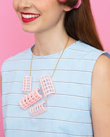 Beauty Time Hair Rollers Necklace