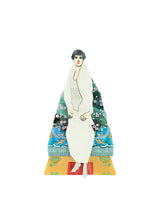 Beauty of Her Through Brushstrokes Brooch