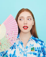 Beijing Wall of China Stamp Brooch