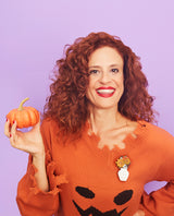 Beware! Dangerous Plants! Inserts For Flower Vase Brooch