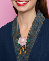Blooming Chrysanthemums Necklace