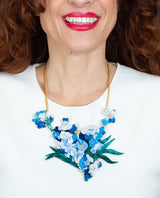 Blue Irises and their Beauty Necklace