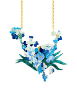 Blue Irises and their Beauty Necklace