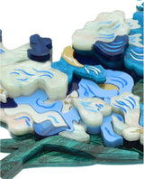 Blue Irises and their Beauty Necklace