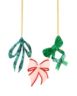 Bow-tiful Festive Ties Necklace
