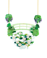 Bridge over the Water Lilies Necklace