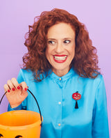 Bukimina Lantern Brooch -Glow in the Dark-