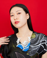 Bunnies Hopping with the Waves Necklace