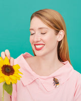 Buzzing Bumblebee Brooch