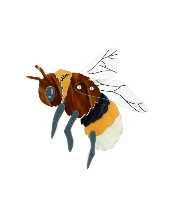 Buzzing Bumblebee Brooch