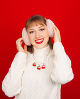 Cable car in the mountains necklace