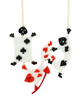 Card and Cards and Cards Necklace