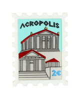 Chaire from the Acropolis Stamp Brooch