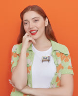 Change The TV Channel Brooch -Interactive-