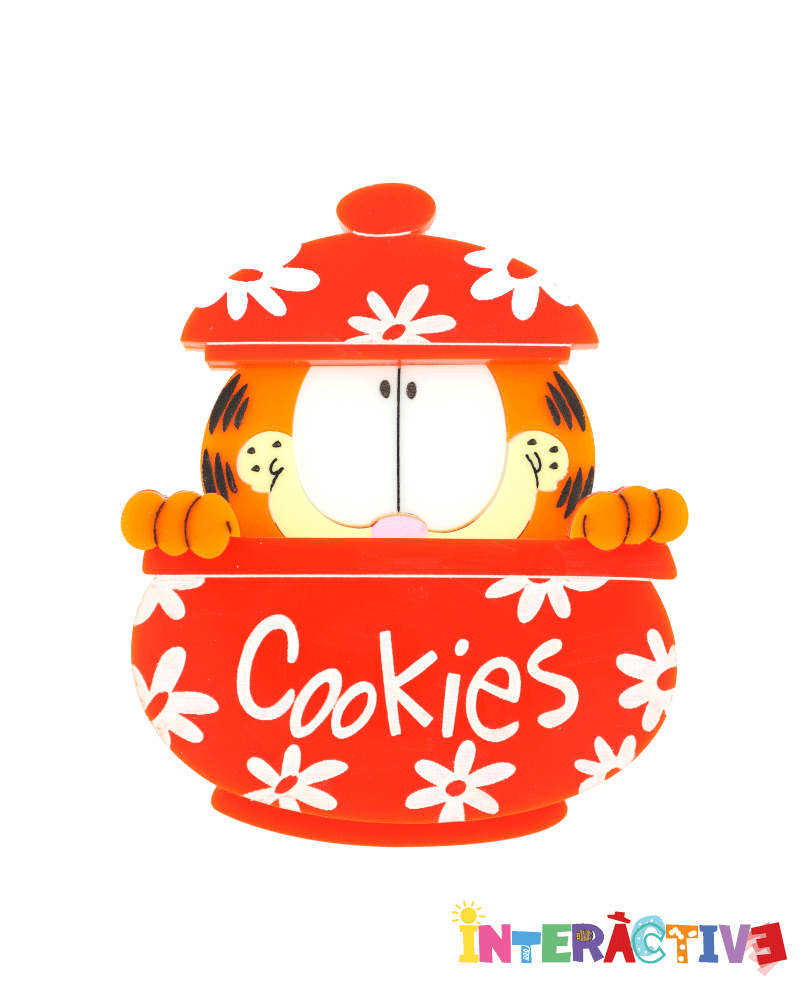 Cheeky Cookie Jar Brooch -Interactive-