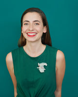 Cheeky Hyena Giggle Brooch