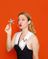 Chilling with my Seaside Cocktail Brooch