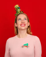 Christmas Tree on my Mid Century Car Brooch
