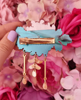 Delicate Chrysanthemums Hair Clip