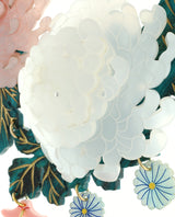 Chrysanthemums in the Gardens Statement Necklace