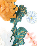 Chrysanthemums in the Gardens Statement Necklace