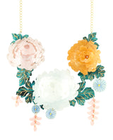 Chrysanthemums in the Gardens Statement Necklace
