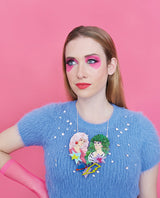 Click Clash with Jem and Pizzazz Necklace