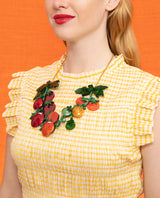 Climbing Tomato Plant Necklace