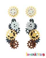 Cogs Mechanics Earrings