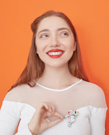 Cogs, The Robot Maid Brooch