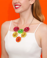 Colourful Cocktail Umbrellas Necklace