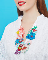 Colourful Coral Reef statement necklace