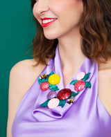 Colourful Dahlias Necklace